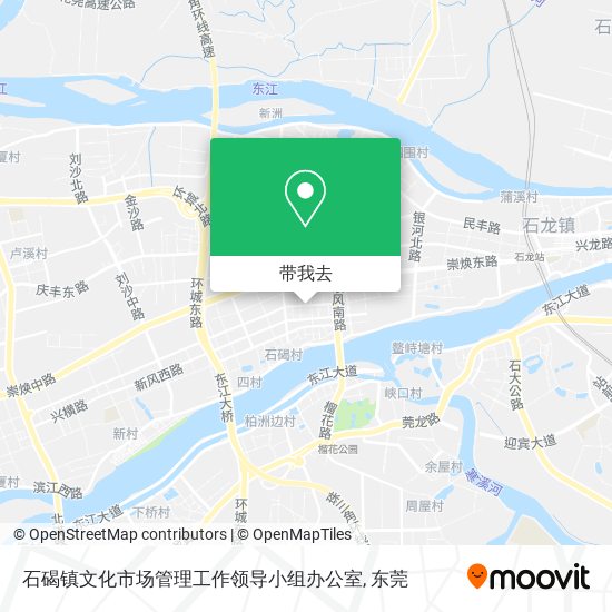 石碣镇文化市场管理工作领导小组办公室地图