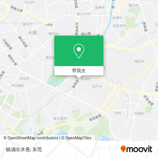 杨涌出水巷地图
