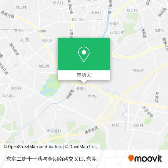 东富二街十一巷与金朗南路交叉口地图