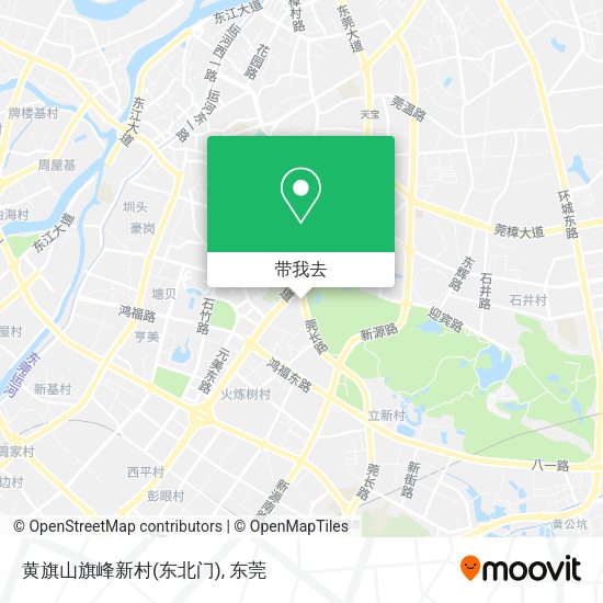 黄旗山旗峰新村(东北门)地图
