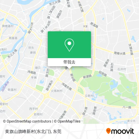 黄旗山旗峰新村(东北门)地图