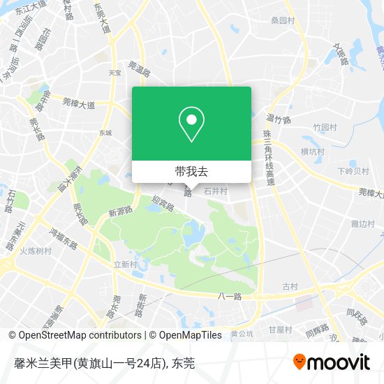 馨米兰美甲(黄旗山一号24店)地图