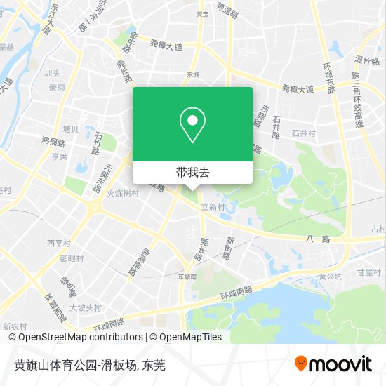 黄旗山体育公园-滑板场地图