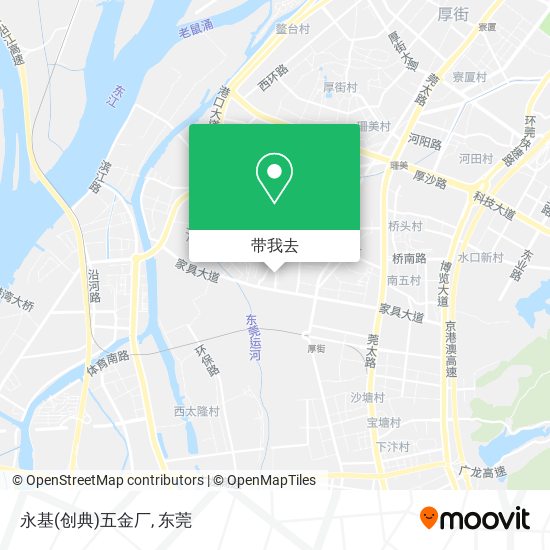 永基(创典)五金厂地图