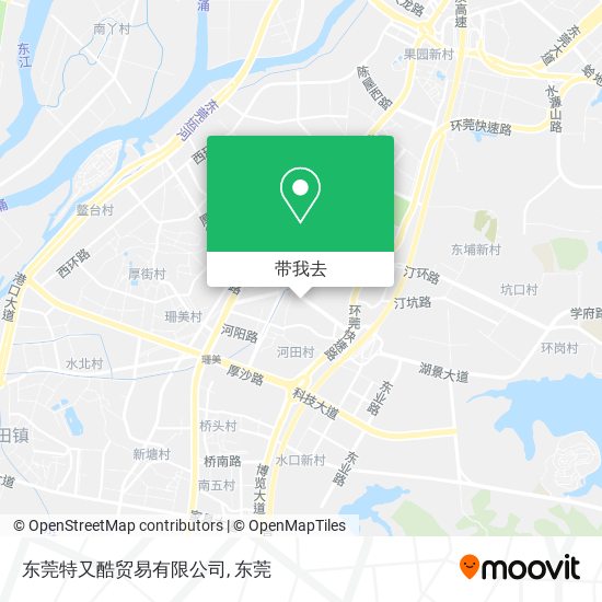 东莞特又酷贸易有限公司地图