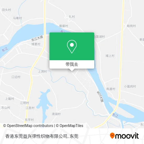 香港东莞益兴弹性织物有限公司地图