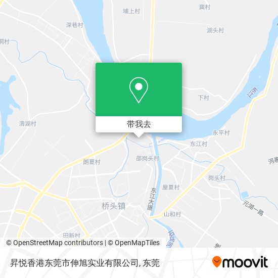 昇悦香港东莞市伸旭实业有限公司地图