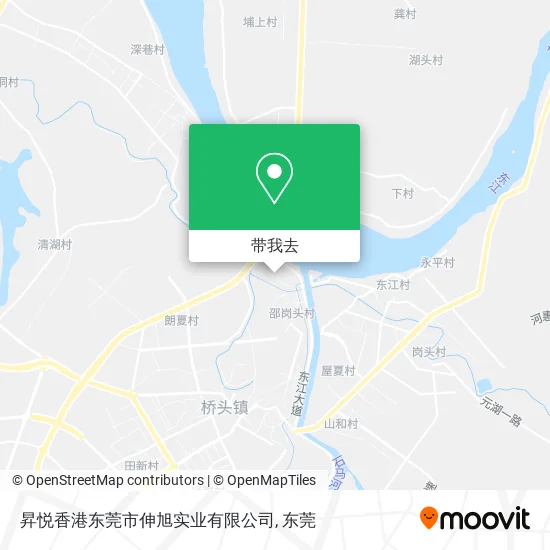 昇悦香港东莞市伸旭实业有限公司地图