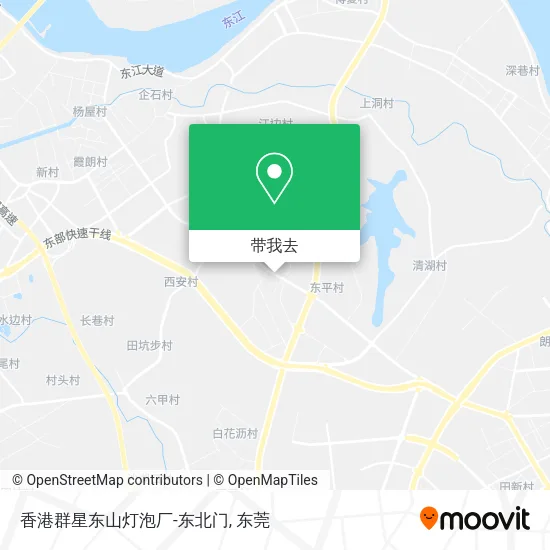 香港群星东山灯泡厂-东北门地图