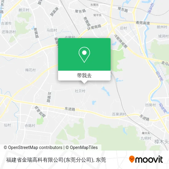 福建省金瑞高科有限公司(东莞分公司)地图