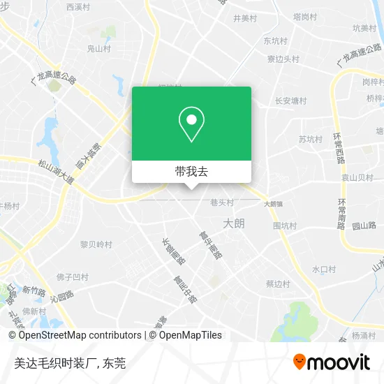 美达毛织时装厂地图