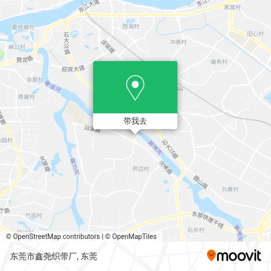 东莞市鑫尧织带厂地图