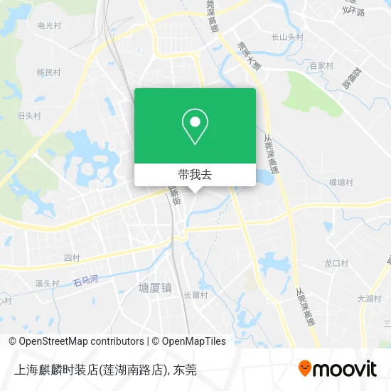 上海麒麟时装店(莲湖南路店)地图