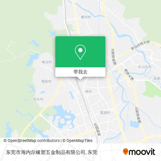 东莞市海内尔橡塑五金制品有限公司地图