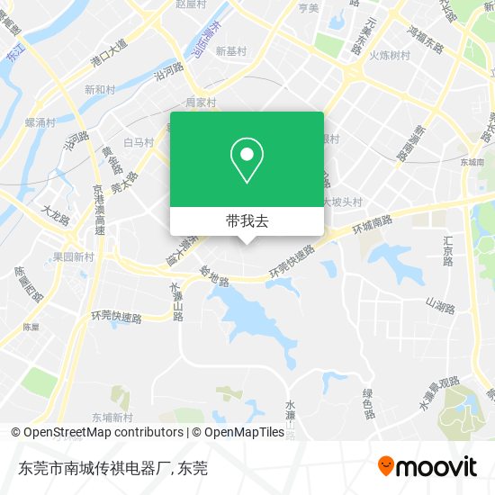 东莞市南城传祺电器厂地图