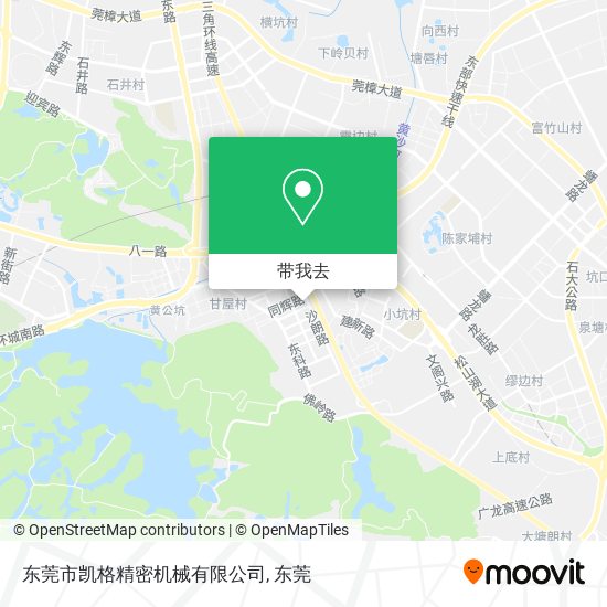 东莞市凯格精密机械有限公司地图