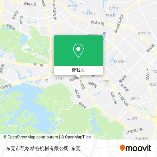 东莞市凯格精密机械有限公司地图