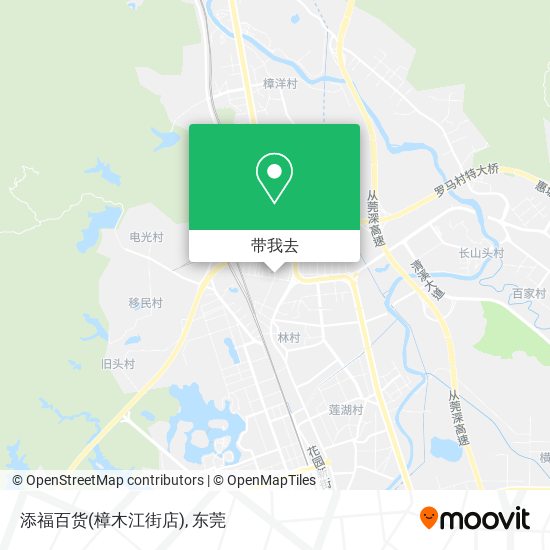 添福百货(樟木江街店)地图