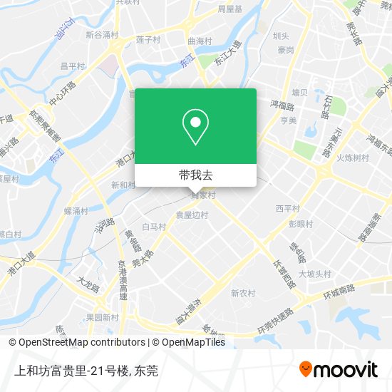 上和坊富贵里-21号楼地图