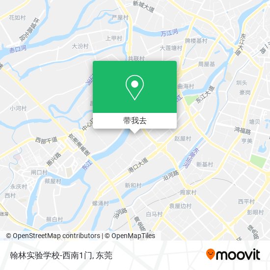 翰林实验学校-西南1门地图