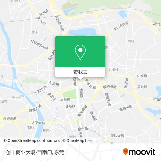 创丰商业大厦-西南门地图