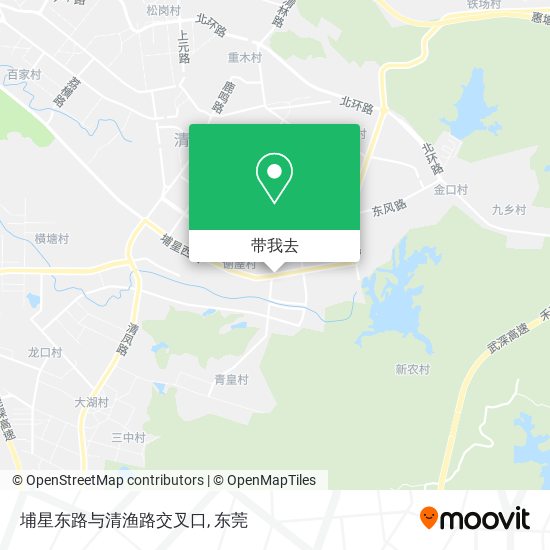 埔星东路与清渔路交叉口地图