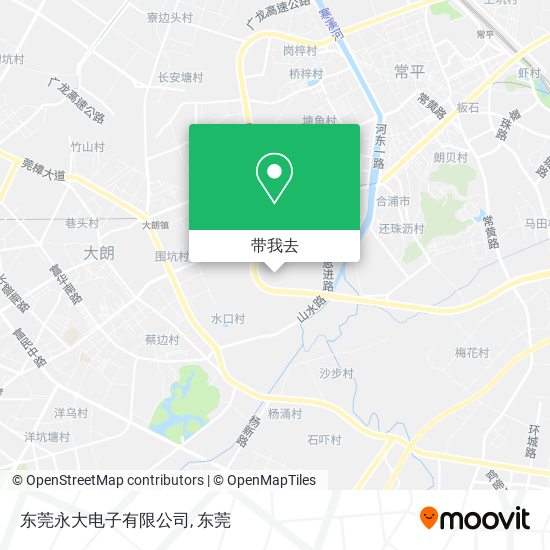 东莞永大电子有限公司地图