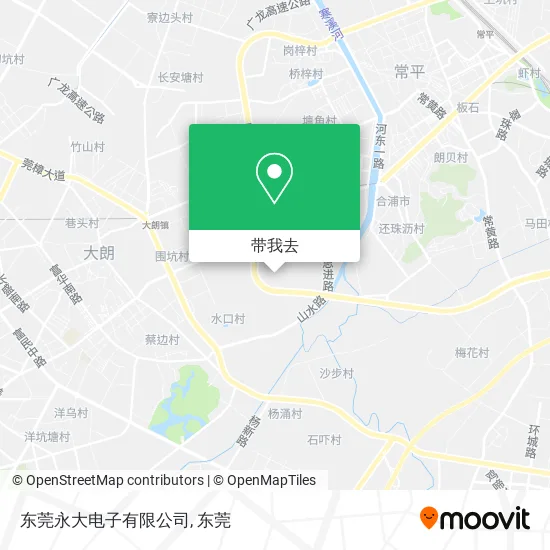 东莞永大电子有限公司地图