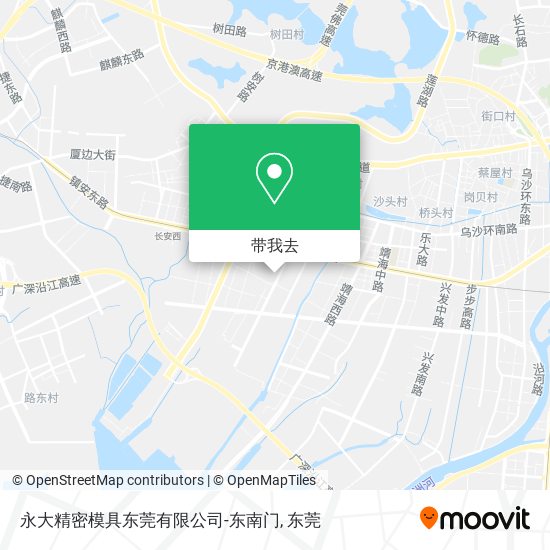 永大精密模具东莞有限公司-东南门地图