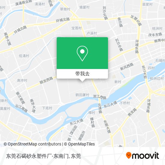 东莞石碣砂永塑件厂-东南门地图