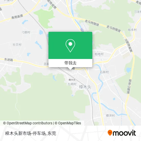 樟木头新市场-停车场地图