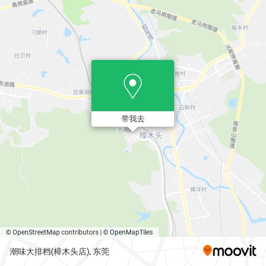 潮味大排档(樟木头店)地图