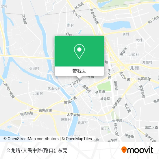 金龙路/人民中路(路口)地图