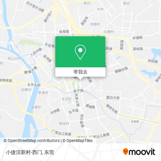 小捷滘新村-西门地图