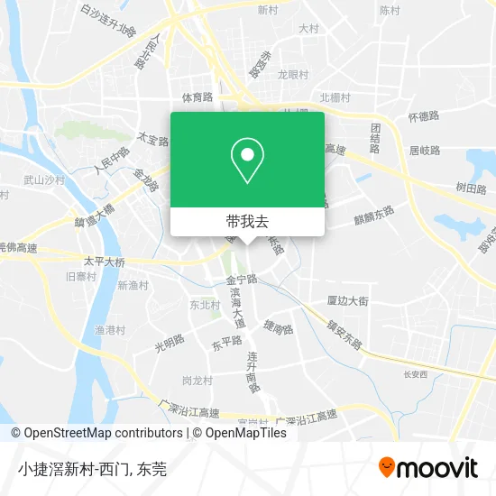 小捷滘新村-西门地图