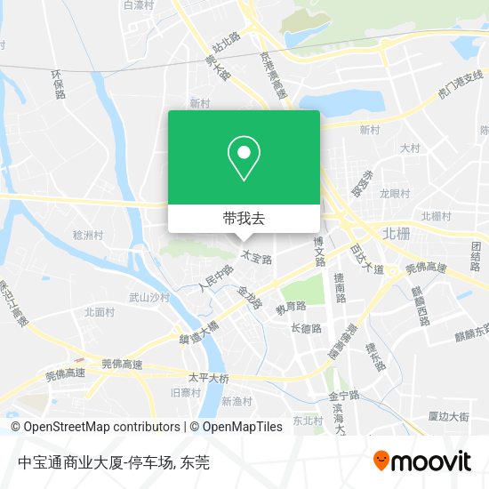 中宝通商业大厦-停车场地图