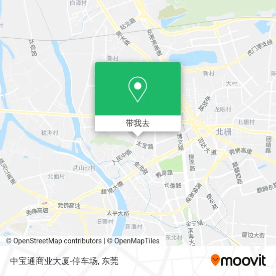 中宝通商业大厦-停车场地图