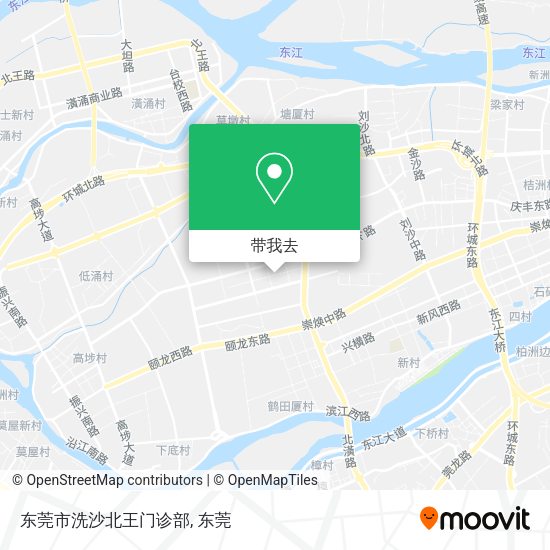 东莞市洗沙北王门诊部地图