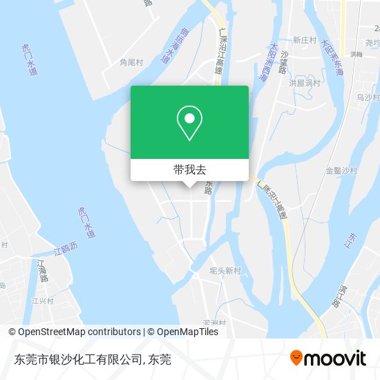 东莞市银沙化工有限公司地图