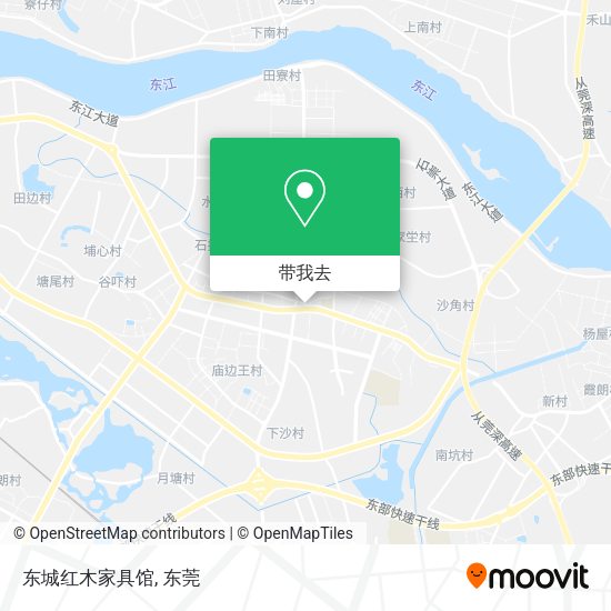 东城红木家具馆地图