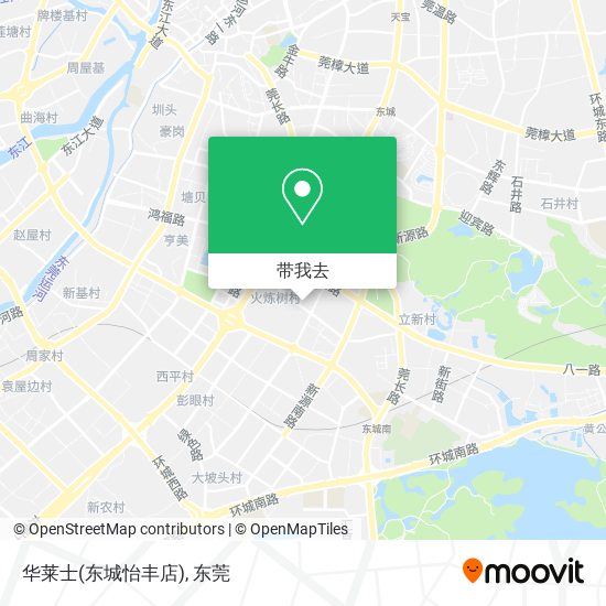 华莱士(东城怡丰店)地图