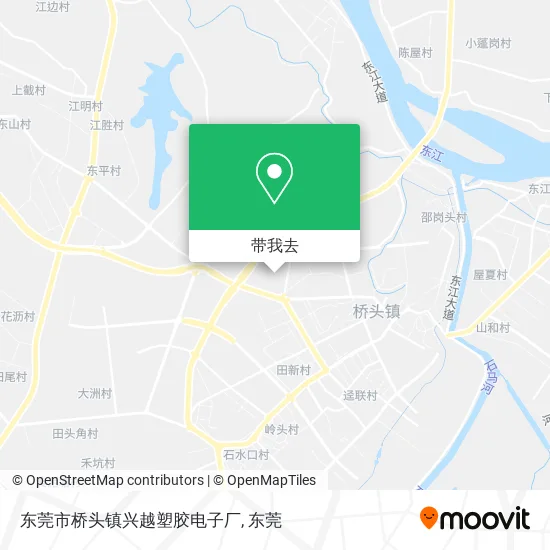 东莞市桥头镇兴越塑胶电子厂地图