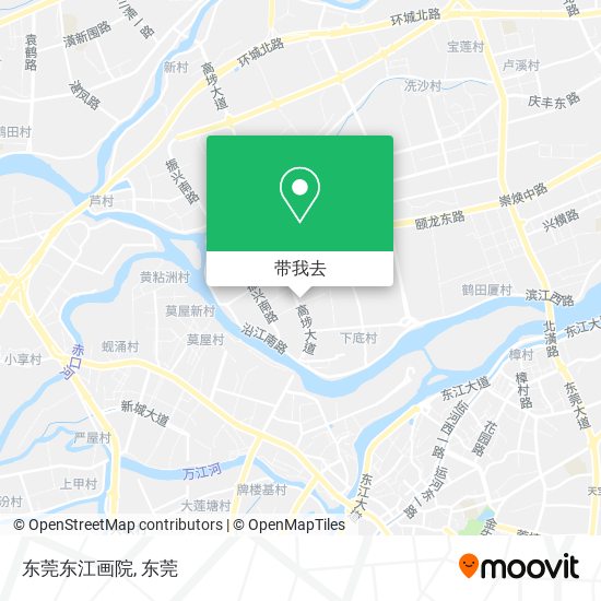东莞东江画院地图