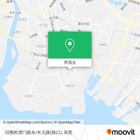 旧围村虎门路东/长元路(路口)地图
