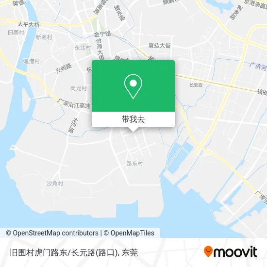 旧围村虎门路东/长元路(路口)地图