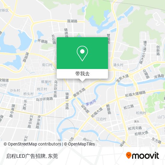 启程LED广告招牌地图