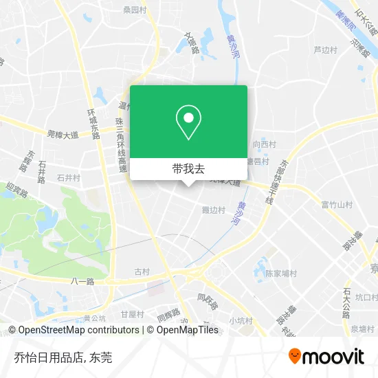 乔怡日用品店地图
