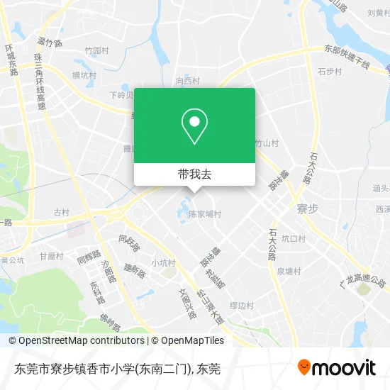 东莞市寮步镇香市小学(东南二门)地图