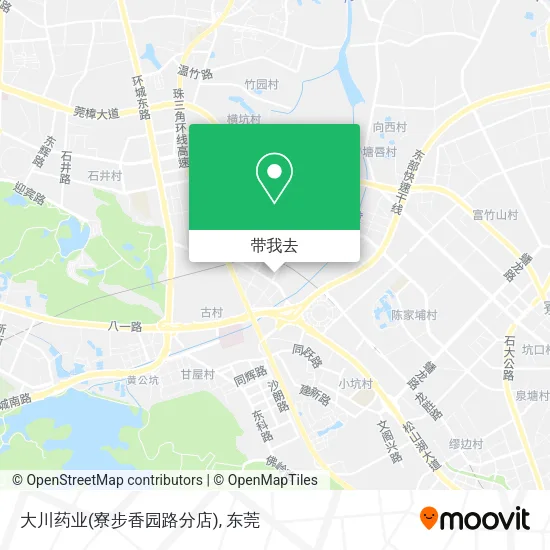 大川药业(寮步香园路分店)地图