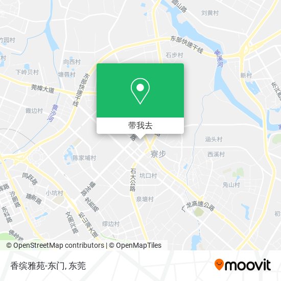香缤雅苑-东门地图